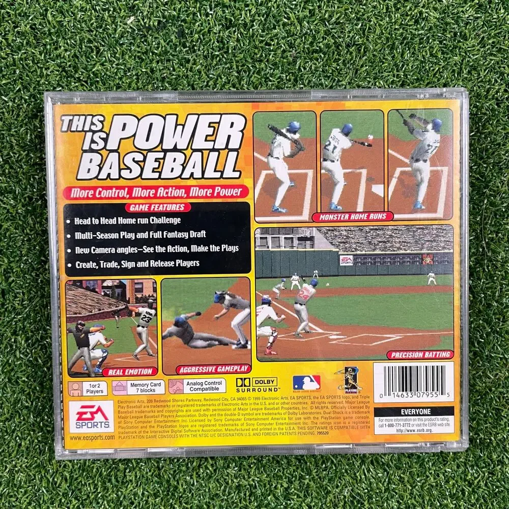 Triple Play 2000 (Sony PlayStation 1, 1999) PS1 CIB